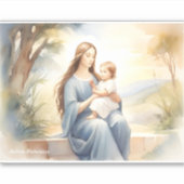 マドンナと子イエス シール (正面)