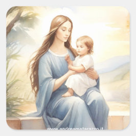 マドンナと子イエス スクエアシール