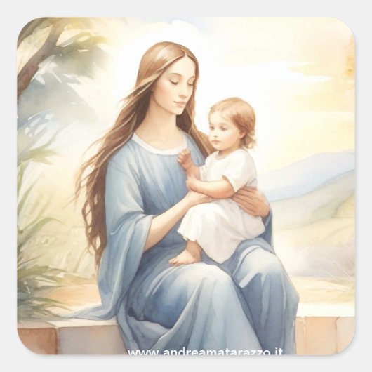 マドンナと子イエス スクエアシール (正面)