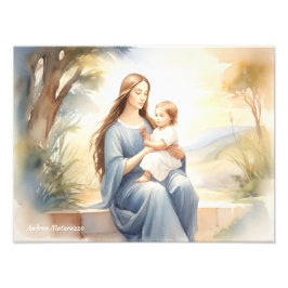 マドンナと子イエス フォトプリント           