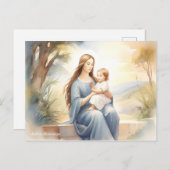マドンナと子イエス ポストカード (正面/裏面)