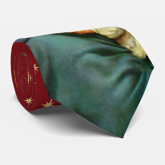 マドンナと子カトリックのクリスマスプレゼント ネクタイ (ロール)