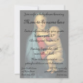 マドンナと子バイラファエル、ベビーシャワー 招待状 (裏面)