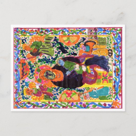 マドンナと子ポストカードのバリエーション ポストカード (正面)