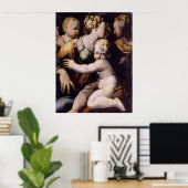 マドンナと子ヨハネのバプテスト…プリント ポスター (ホームオフィス)