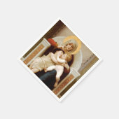 マドンナと子供とジョンのバプテスト，デコページ スタンダードカクテルナプキン (角)