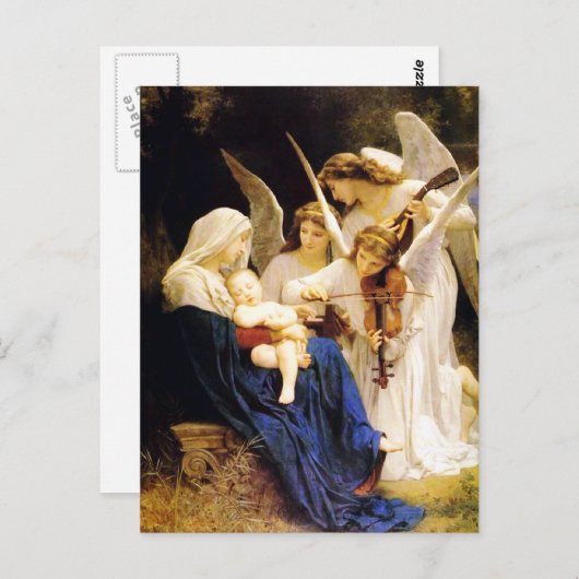 マドンナと子供と三天使 ポストカード (正面/裏面)