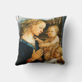 マドンナと子供と2つの天使、フィリッポリッピ クッション (裏面)
