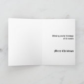 マドンナと子供のクリスマスカード シーズンカード (内部)