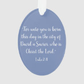 マドンナと子供のクリスマス装飾 オーナメント (裏面)