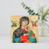 マドンナと子供のクリスマス シーズンカード (スタンド正面)