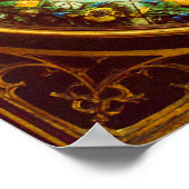 マドンナと子供のルネッサンスフローラ冠 ポスター (角)