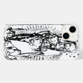 マドンナと子供のヴァージンメアリー Case-Mate iPhoneケース (裏面 (横))