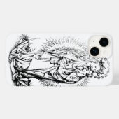 マドンナと子供のヴァージンメアリー Case-Mate iPhoneケース (裏面 (横))