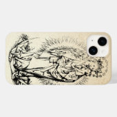 マドンナと子供のヴァージンメアリー Case-Mate iPhoneケース (裏面 (横))