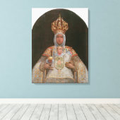 マドンナと子供、クスコ学校 キャンバスプリント (インサイチュ (ウッドフロア))