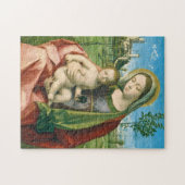 マドンナと子供:ジョバンニ・ベリーニ・セレキティ ジグソーパズル (横)