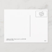 マドンナと子供。ファインアートクリスマスはがき シーズンポストカード (裏面)