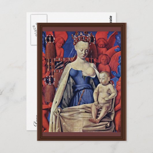 マドンナと子供[子供と天使とのヴァージン] ( ポストカード (正面/裏面)