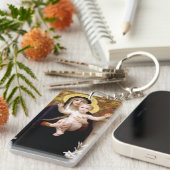 マドンナと子供 – 宗教磁石 キーホルダー (正面右)