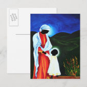 マドンナと子供 – 2008年1ステップ ポストカード (正面/裏面)