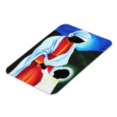 マドンナと子供 – 2008年1ステップ マグネット (左側)