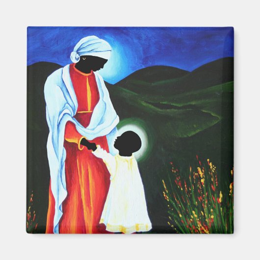 マドンナと子供 – 2008年1ステップ マグネット (正面)