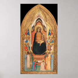 マドンナと子供 – Bernardo Daddiファインアートポスター ポスター