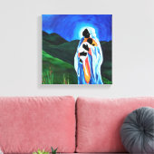 マドンナと子供 – Hope for the world 2008 キャンバスプリント (インサイチュ (リビング))