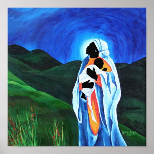 マドンナと子供 – Hope for the world 2008 ポスター (正面)