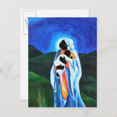 マドンナと子供 – Hope for the world 2008 ポストカード (正面/裏面)