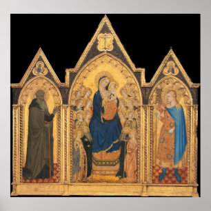 マドンナと子供 – Puccio Simoneファインアートポスター ポスター