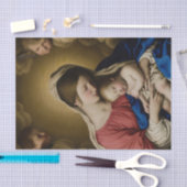 マドンナと子供byジョバンニ・バッティスティ・ダ・サルヴィ 薄葉紙 (クラフト)