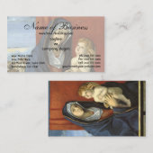 マドンナと子供byジョバンニ・ベリーニ 名刺 (正面/裏面)