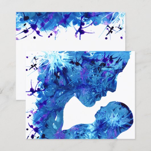 マドンナと子出生の水色 (正面/裏面)