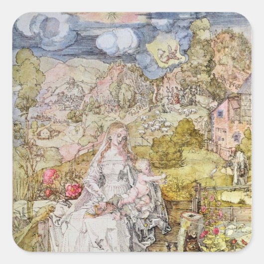 マドンナと子3 スクエアシール (正面)