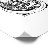 マドンナと子(アーカイブ紙プリント) ポスター (角)