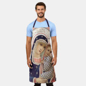 マドンナと子 エプロン (着用した状態)