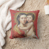 マドンナと子 クッション (ブランケット)