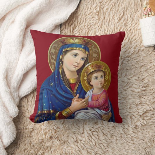 マドンナと子 クッション (ブランケット)