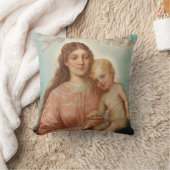 マドンナと子 クッション (ブランケット)