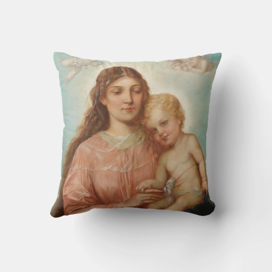 マドンナと子 クッション (裏面)
