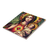 マドンナと子 タイル (側面)