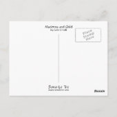 マドンナと子 ポストカード (裏面)