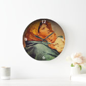 マドンナと子 ラージ壁時計 (ホーム)