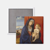 マドンナと子、1485年頃 マグネット (正面/裏面)