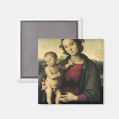 マドンナと子， c.1495 マグネット (正面/裏面)