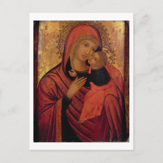 マドンナと子， c.1650 （パネル） ポストカード (正面)