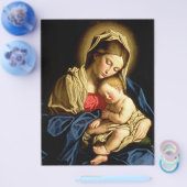 マドンナと幼児イエス - サッソフェッラート チラシ (シングル)