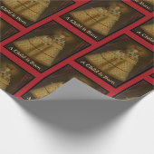 マドンナと幼子イエス クリスマス ラッピングペーパー (角)